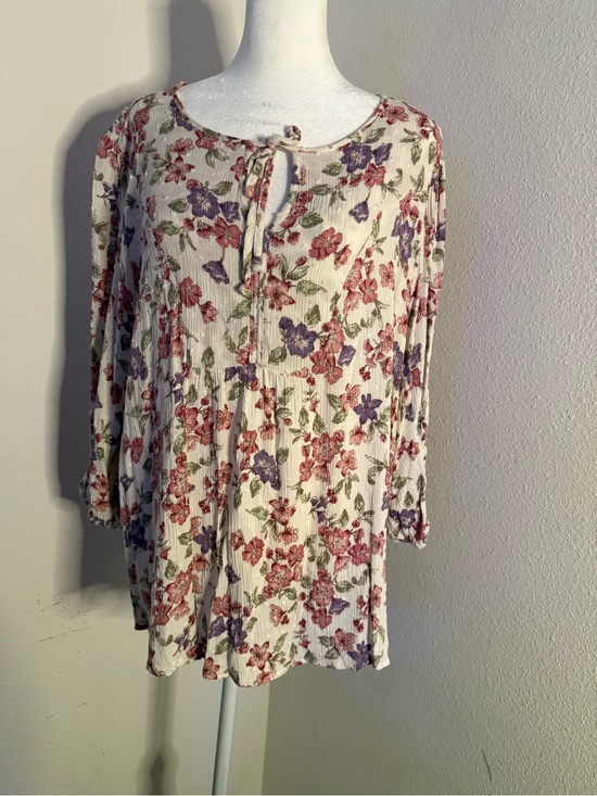 Papermoon Tops - Paper Moon Brand Long Sleeve Floral Women’s Blouse Size 1X